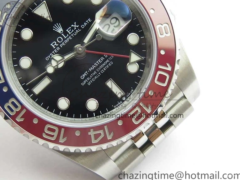 MiroTime 0504 GMT-Master II 126710 BLRO Pepsi Red Blue Ceramic 904L Steel VRF 1:1 Best Edition SA3285 CHS MAX Version SmoothTexture 2796